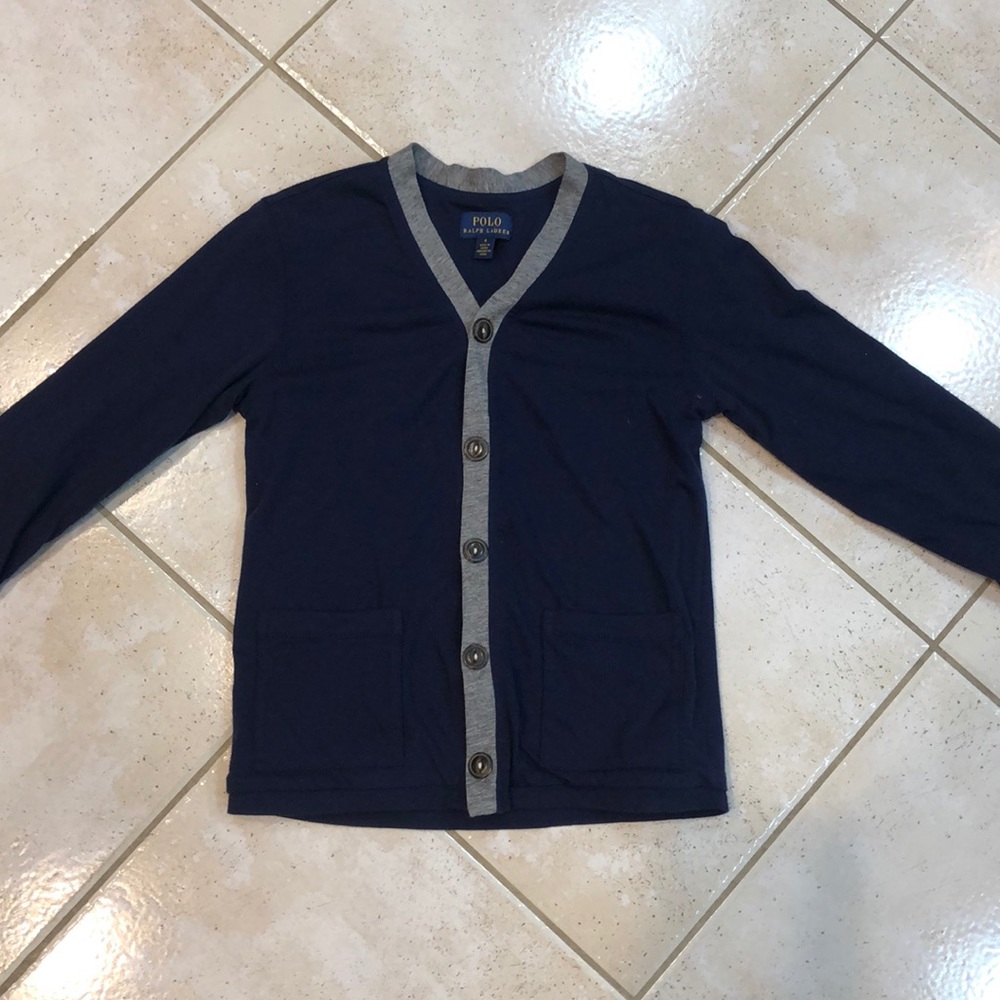 Polo by Ralph Lauren Kids Navy Cardigan